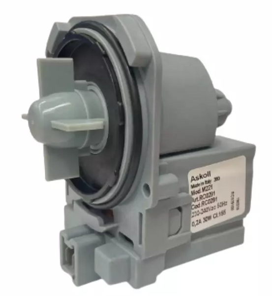 BOSCH WASHING MACHINE DRAIN PUMP TWICE ON WITH PLUG AT FRONT 144978 141896 142040