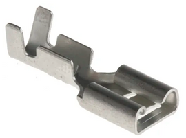 Spade Terminal Connector - Female 6.3mm , PKT of 100