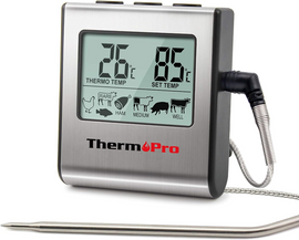 Meat Temprature Thermostat - Digital with Food-Grade Probe TP16