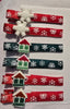 Christmas Hair Clips Hand Made 1cm ×8cm Made in Australia Assorted 3pairs