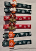 Christmas Hair Clips Hand Made 1cm ×8cm Made in Australia Assorted 3pairs